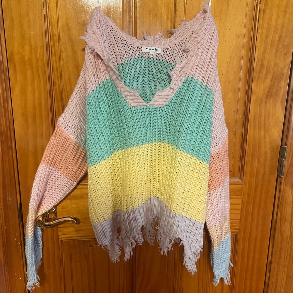 Women's Color Block Sweater